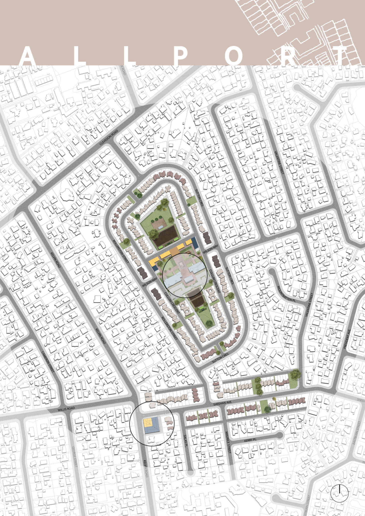 Allport Neighbourhood Plan 1462Width NORTH ARROW