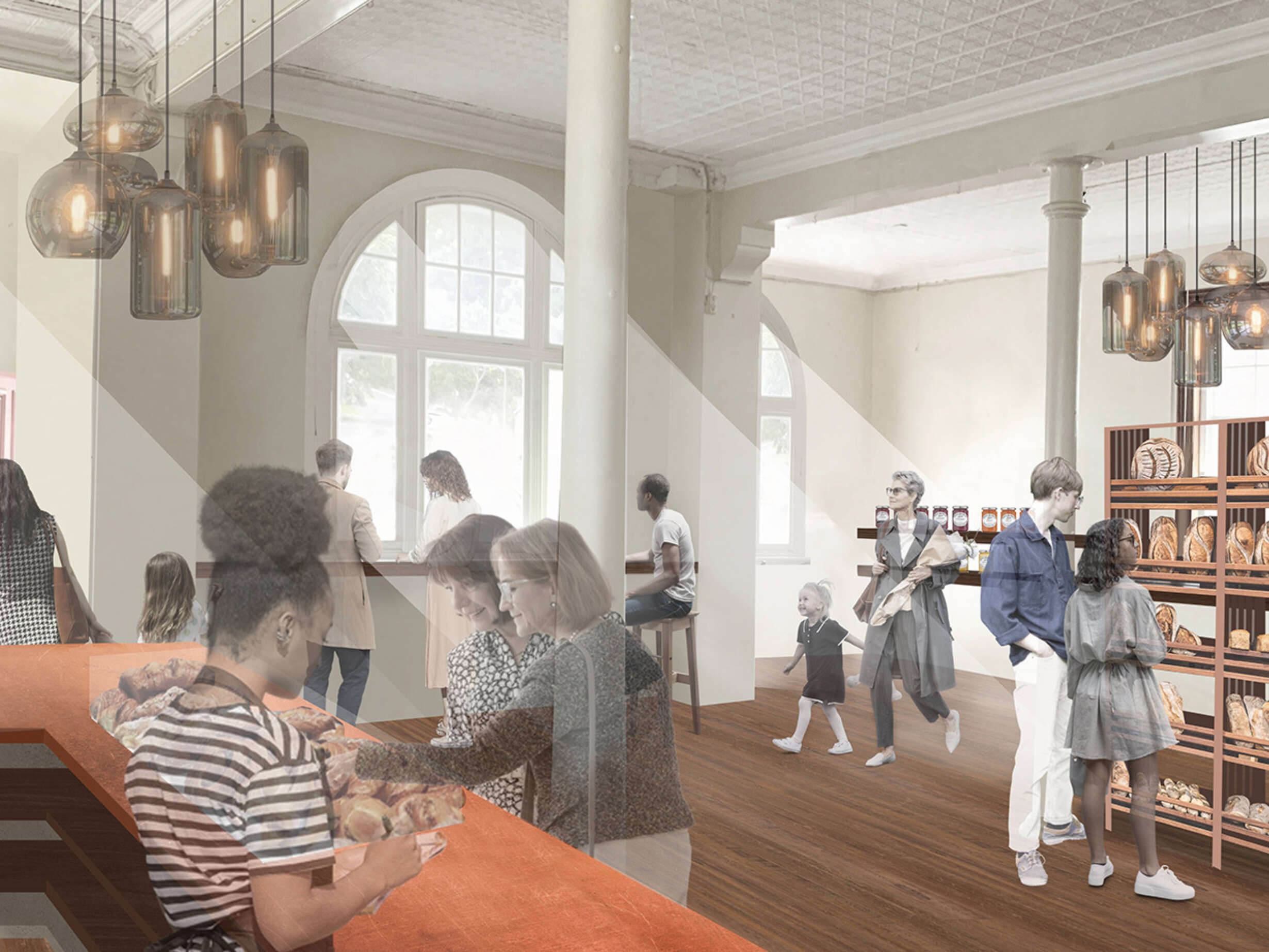 Te Aroha Post Office Proposed Interior - Bakery