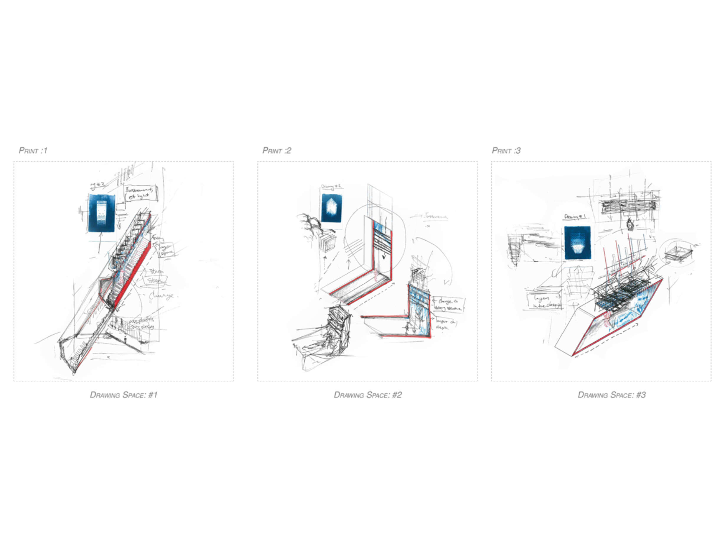 Transitioning from drawing to building using the Inversion: L/S – 1 – Paper series to create the initial scaled architectural space