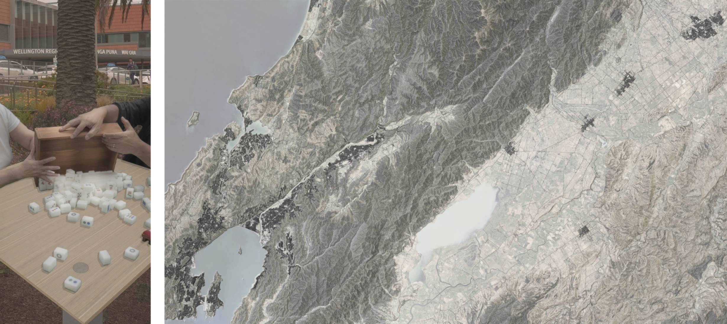 Welly and Map Full Width